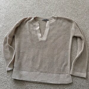 Elliott Lauren Beige Knit Sweater